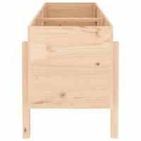 Plantenbak verhoogd 160x50x57 cm massief grenenhout - thumbnail
