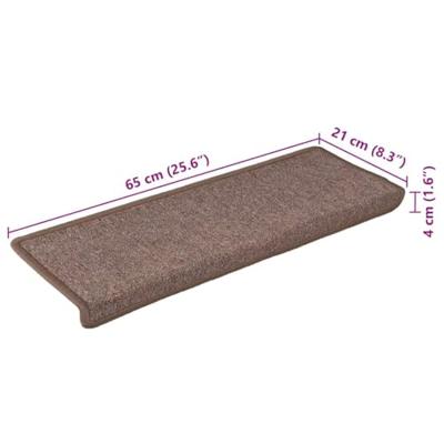 Trapmatten 30 st 65x21x4 cm bruin