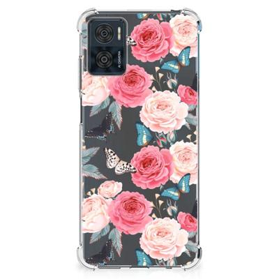 Motorola Moto E22 | E22i Case Butterfly Roses Motorola Moto E22 | E22i Case Butterfly Roses