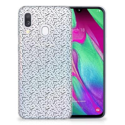 Samsung Galaxy A40 | TPU bumper | Stripes Dots
