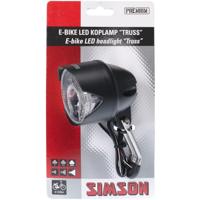 Simson voorvorkkoplamp truss e-bike zwart op kaart - thumbnail
