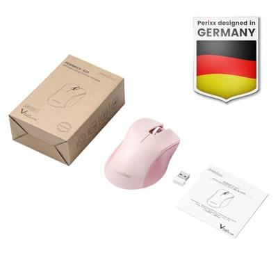 Perixx PERIMICE-621 M Ergonomische muis Radiografisch Roze