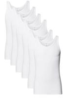 Schiesser Hemden cotton essentials 6-pack wit - thumbnail