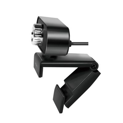 LogiLink LogiLink Pro full HD USB webcam with microphone Full HD-webcam Klemhouder, Microfoon