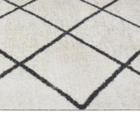 Keukenmat wasbaar geblokt 60x300 cm fluweel - thumbnail