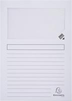 Exacompta L-map met venster Forever, pak van 100 stuks, wit - thumbnail