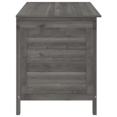Tuinbox 99x49,5x58,5 cm massief vurenhout antracietkleurig - thumbnail