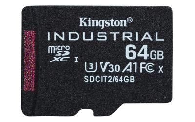Kingston Industrial microSDXC 64GB geheugenkaart