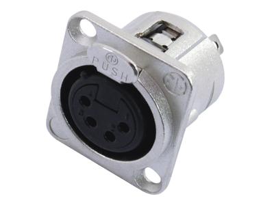 NEUTRIK XLR Mounting Socket 4-pin NC4FDL-1