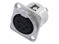 NEUTRIK XLR Mounting Socket 4-pin NC4FDL-1 - thumbnail