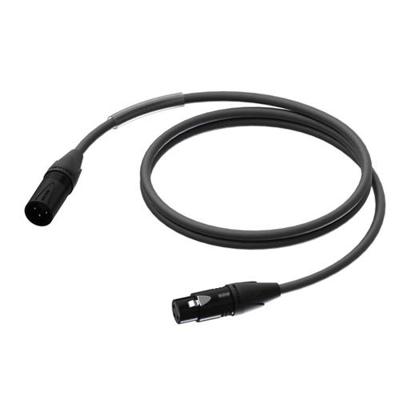 Procab PRD953/0.5 Professionele DMX kabel 3-polig 50cm