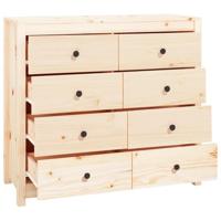 Dressoir 100x40x90 cm massief grenenhout - thumbnail