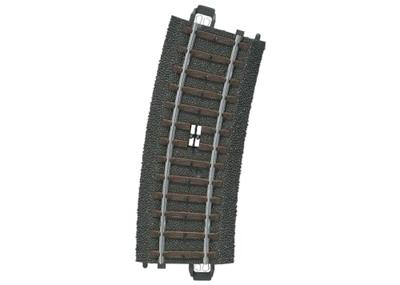 H0 Märklin C-rails (met ballastbed) 24194 Schakelrails, Gebogen 1 stuk(s)