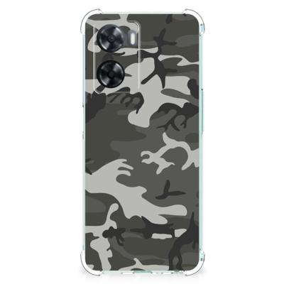 OPPO A57 | A57s | A77 4G Doorzichtige Silicone Hoesje Army Light OPPO A57 | A57s | A77 4G Doorzichtige Silicone Hoesje Army Light
