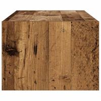 Tv-meubel met LED-verlichting 100X35,5x25 cm oud houtkleurig - thumbnail