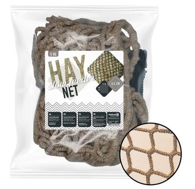 Hay Slowfeeder net 5 kg (5 mm dik, maaswijdte 45 mm)