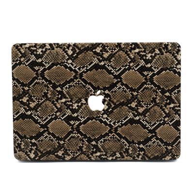 Lunso MacBook Air 13 inch (2010-2017) cover hoes - case - Snake Pattern Brown