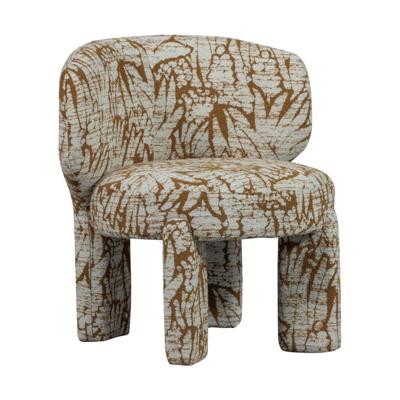 WOOOD Fauteuil 'Upke' Geweven stof, kleur Naturel/Bruin WOOOD Fauteuil 'Upke' Geweven stof, kleur Naturel/Bruin