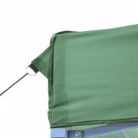 VidaXL Partytent inklapbaar pop-up met 3 zijwanden groen - thumbnail