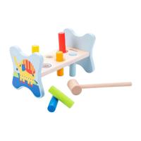 Houten Hamerbank Olifant - thumbnail