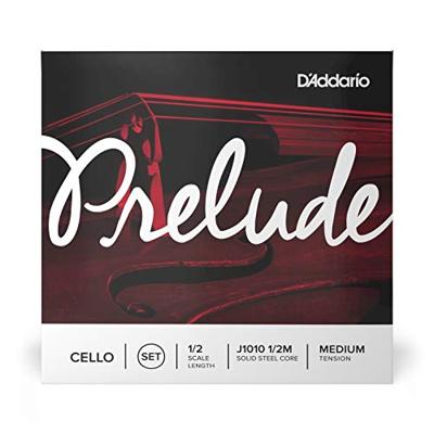 D&apos;Addario J1010 1/2M Prelude Cello String Set,1/2 Scale,Medium Tension Cellosnaren