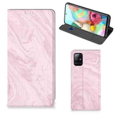 Samsung Galaxy A71 | Standcase | Marble Pink - Origineel Cadeau Vriendin