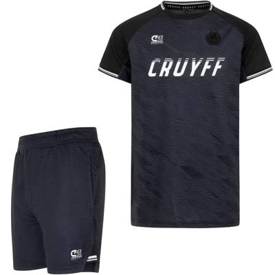Cruyff Icon Trainingsset Zwart Grijs Wit