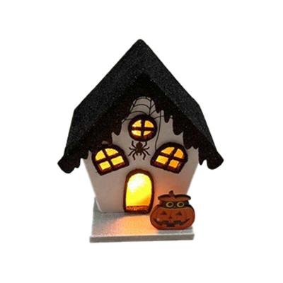 Griezelig Pompoen & Spinnen Huis Halloween LED Decoratie