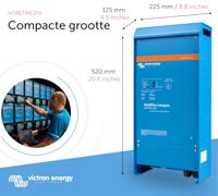 Victron Energy MultiPlus C 24/2000/50-30 Netomvormer 2000 W 24 V/DC - 230 V/AC Geïntegreerde laadregelaar - thumbnail