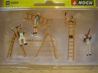 NOCH 15056 H0 Schilders figuren Kant-en-klaar model - thumbnail