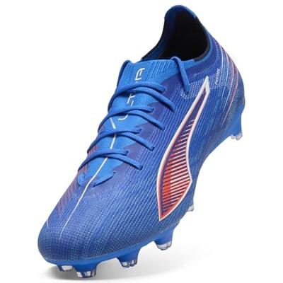 PUMA Ultra 6 Pro Gras / Kunstgras Voetbalschoenen (MG) Blauw Wit Felrood
