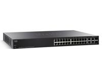 Cisco SG300-28MP-K9-EU Gigabit Ethernet (26 10/100/1000 PoE-poorten, 2 combo mini-GBIC-poorten) - thumbnail