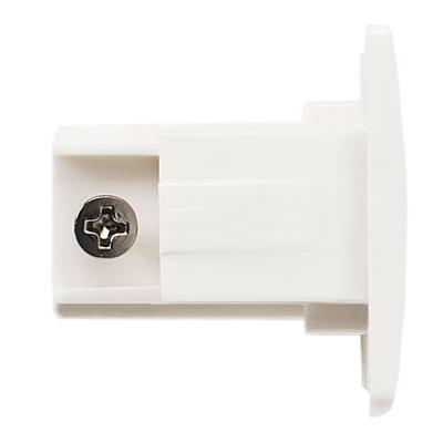 SG Shopline spanningsrail 3-fase Eindstuk Wit