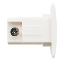 SG Shopline spanningsrail 3-fase Eindstuk Wit - thumbnail