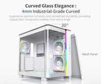Montech KING 95 PRO Midi-Tower Tempered Glass ARGB Wit - thumbnail