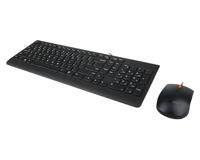 Lenovo 300 toetsenbord Inclusief muis Universeel USB QWERTY Amerikaans Engels Zwart - thumbnail