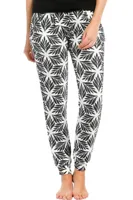 24/7 lange pyjamabroek / legging dames - NOS - Leaves - thumbnail