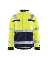 Blåkläder Multinorm jack. Ongevoerd 40871514 | High-Vis Geel/Marineblauw | Maat L - 7330509552469 - thumbnail