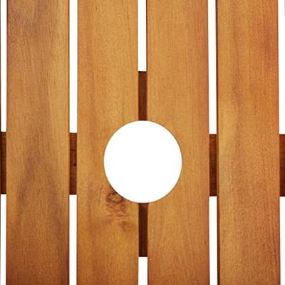 5-delige Tuinset met kussens massief acaciahout