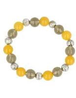 Edelsteen Armband Gele Agaat & Rookkwarts - thumbnail