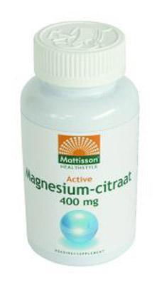 Mattisson HealthStyle Absolute Magnesium Citraat Capsules Mattisson HealthStyle Absolute Magnesium Citraat Capsules