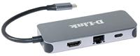 D-Link 6-in-1 USB-C Hub with HDMI/Gigabit Ethernet/Power Delivery DUB-2335 - thumbnail