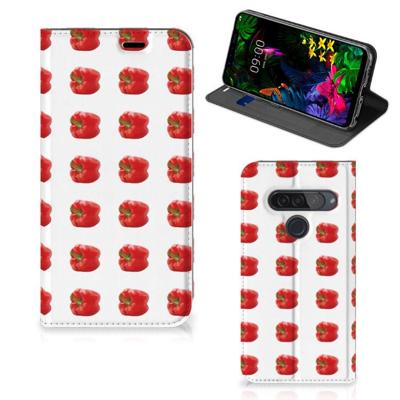 LG G8s Thinq | Flip Style Cover | Paprika Red