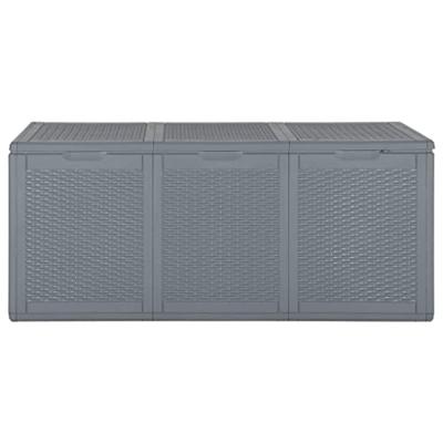 Tuinbox 270 L PP rattan grijs