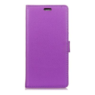 Shop4 - Samsung Galaxy S9 Plus Hoesje - Wallet Case Grain Paars