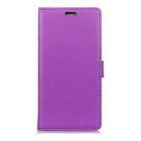 Shop4 - Samsung Galaxy S9 Plus Hoesje - Wallet Case Grain Paars - thumbnail