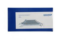 Gedore 6092850 7-080 Ring-steeksleutelset 8-delig Sleutelbreedte (metrisch) 8 - 19 mm - thumbnail
