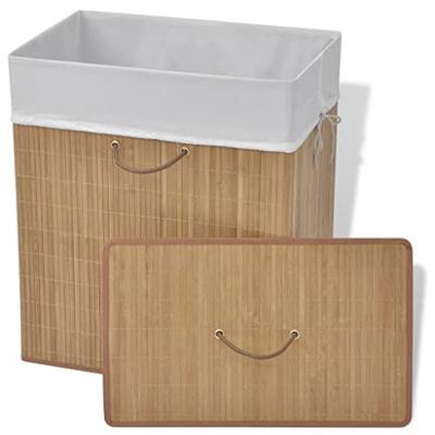 VidaXL Wasmand rechthoekig bamboe natuurlijk VidaXL Wasmand rechthoekig bamboe natuurlijk