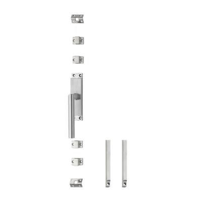 Intersteel | Kruk-espagnolet | Links Hoek 90° met stangenset 2x1245mm | RVS Geborsteld