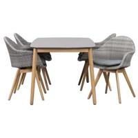 Le Sud tuinset Abruzzo - lichtgrijs - 5-delig - thumbnail